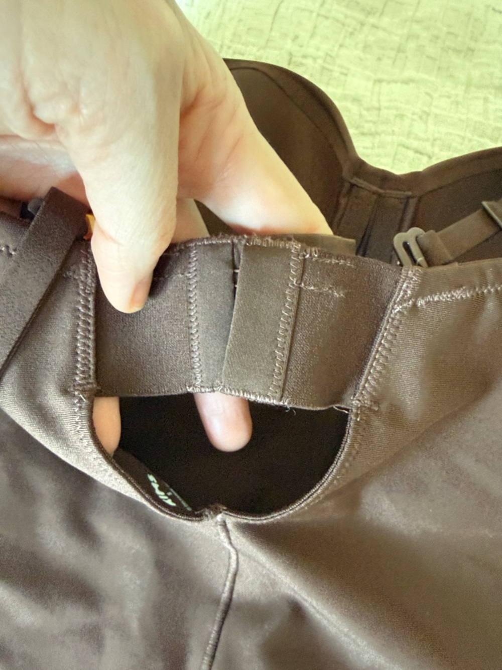 SKIMS Chocolate Brown Molded-Cup One-Piece Bodysuit - Picture 5 of 6